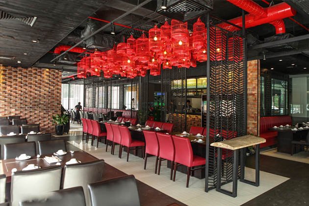 thiết kế nhà hàng nướng không khói